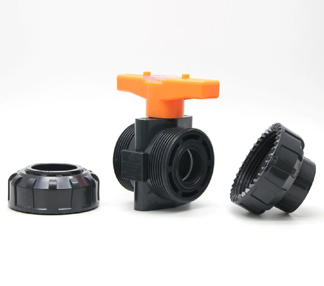 Sanking Plumbing Grey With Orange Handle Din True Union Ball Valve 32mm - Image 2