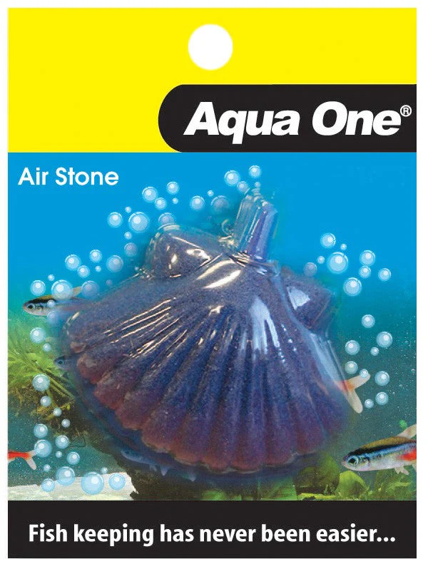 Aqua One Airstone Shell Fish Medium 5cm X 5cm (14046)