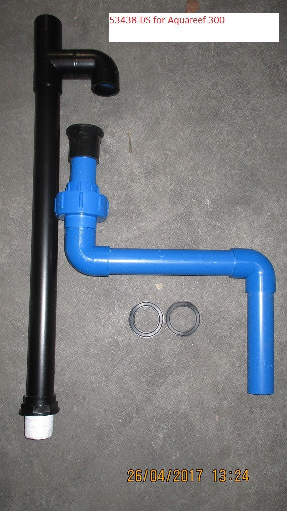 Aqua One Drain Pipe Set 40mm- Aquareef S2 300 (53438-ds)