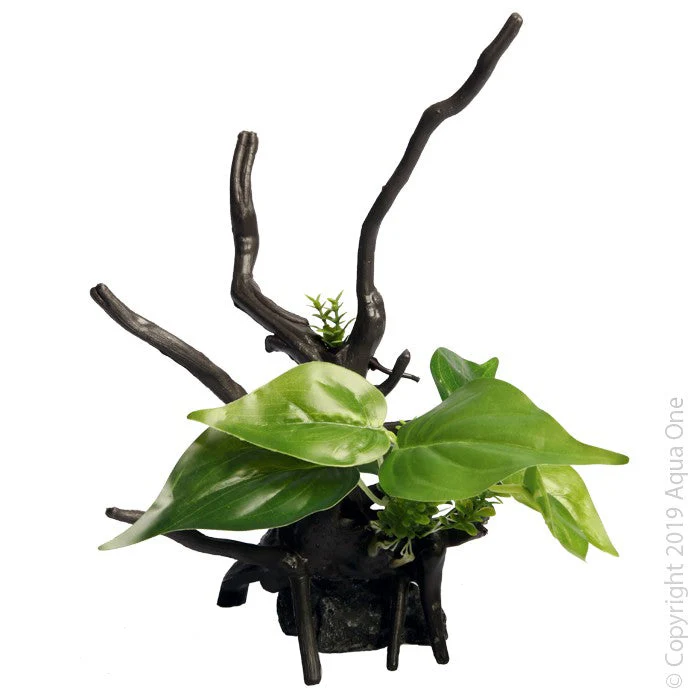 Aqua One Ecoscape Devils Ivy Driftwood Green (28444)