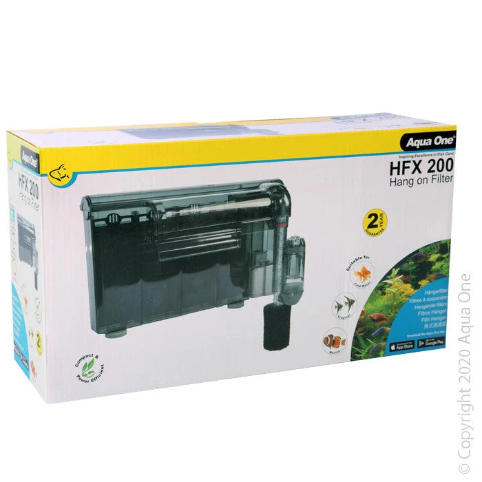 Aqua One Hfx 200 Hang On Filter 600l/hr (29018)