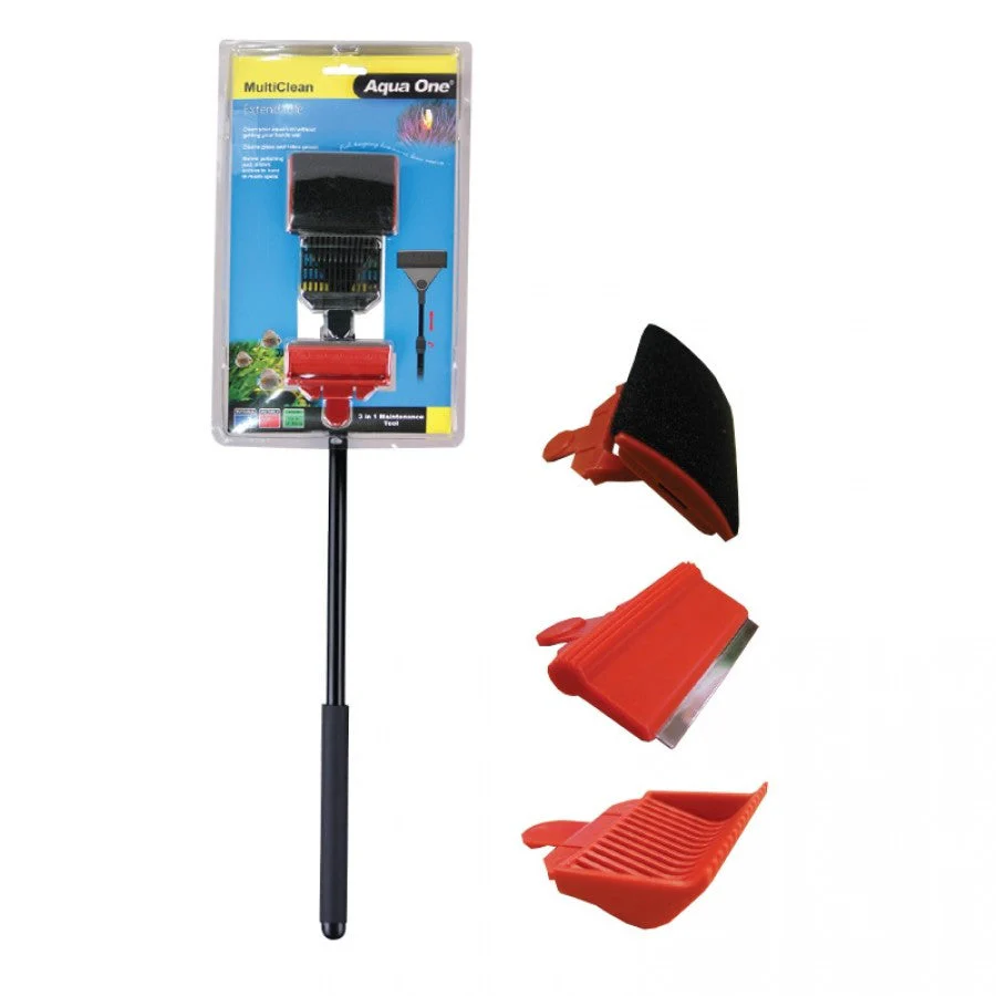 Aqua One Multiclean Extendable Scraper Tool (94405)