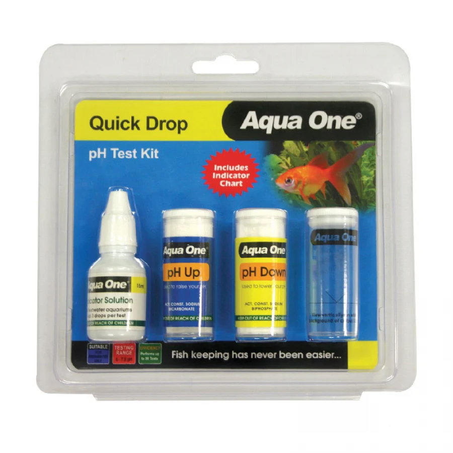 Aqua One Quickdrop Ph 6 To 7.8 Test Kit 100 Tests (92000)
