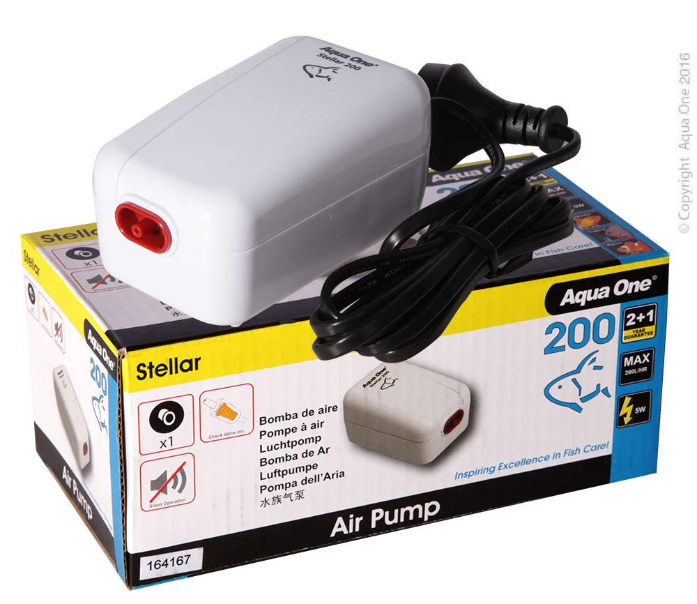 Aqua One Stellar 200 Advance Air Pump (94134) (discontinued)