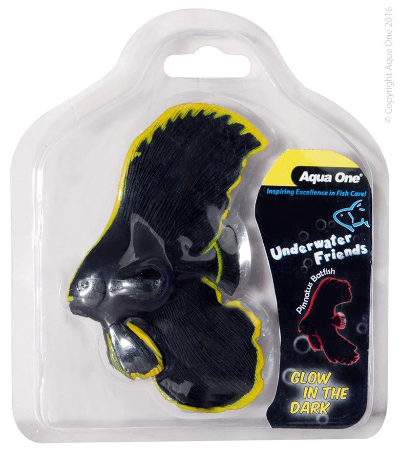 Aqua One Underwater Friends Batfish Float Glow In Dark (37146)