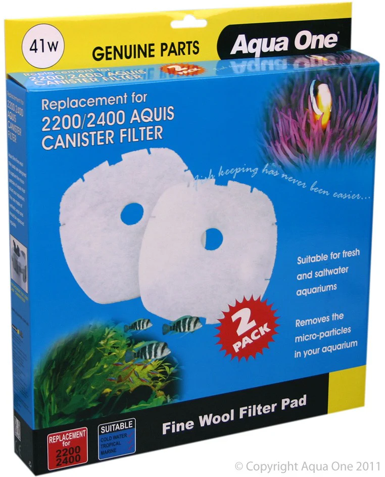 Aqua One Wool 2pk 41w - Nautilus 2700 (25041w)