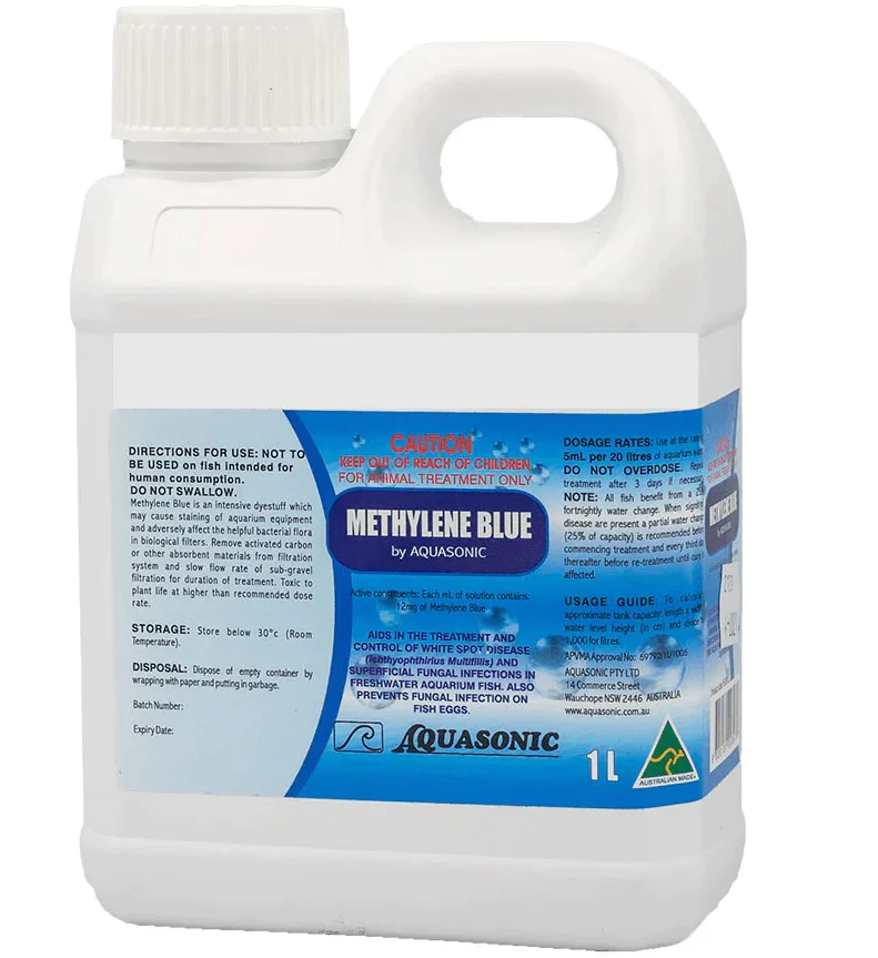 Aquasonic Methylene Blue 1l