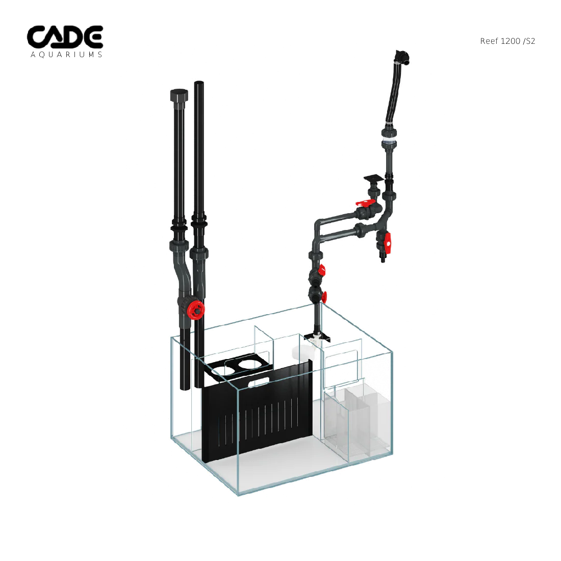 Cade Aquariums Reef S2 1200 White (512l / 135 Gal) - Image 6