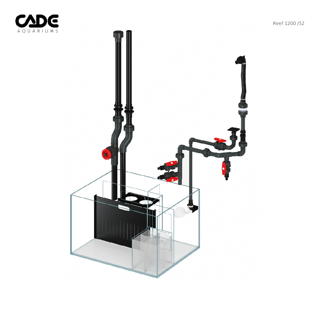 Cade Aquariums Reef S2 1200 White (512l / 135 Gal) - Image 7