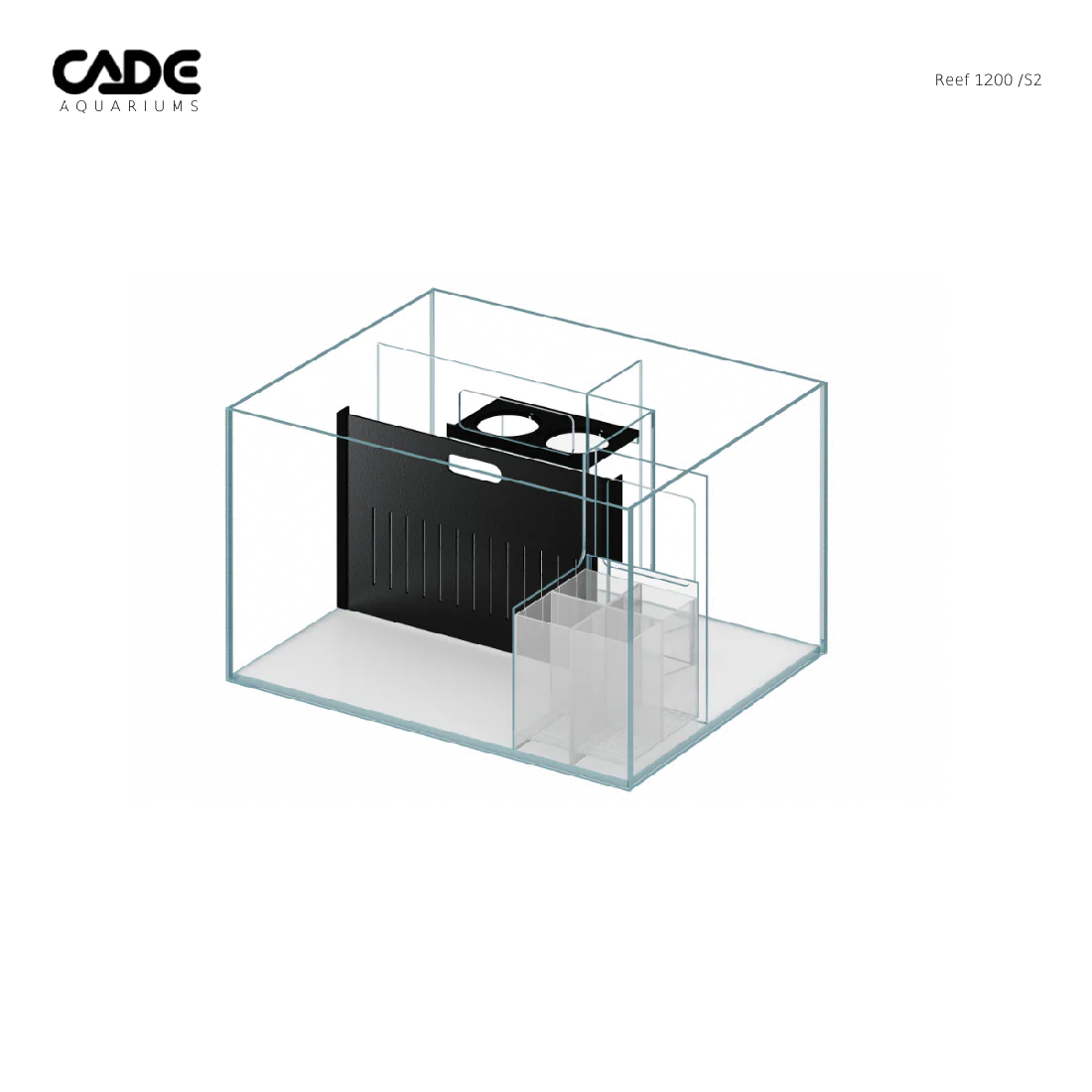 Cade Aquariums Reef S2 1200 White (512l / 135 Gal) - Image 9