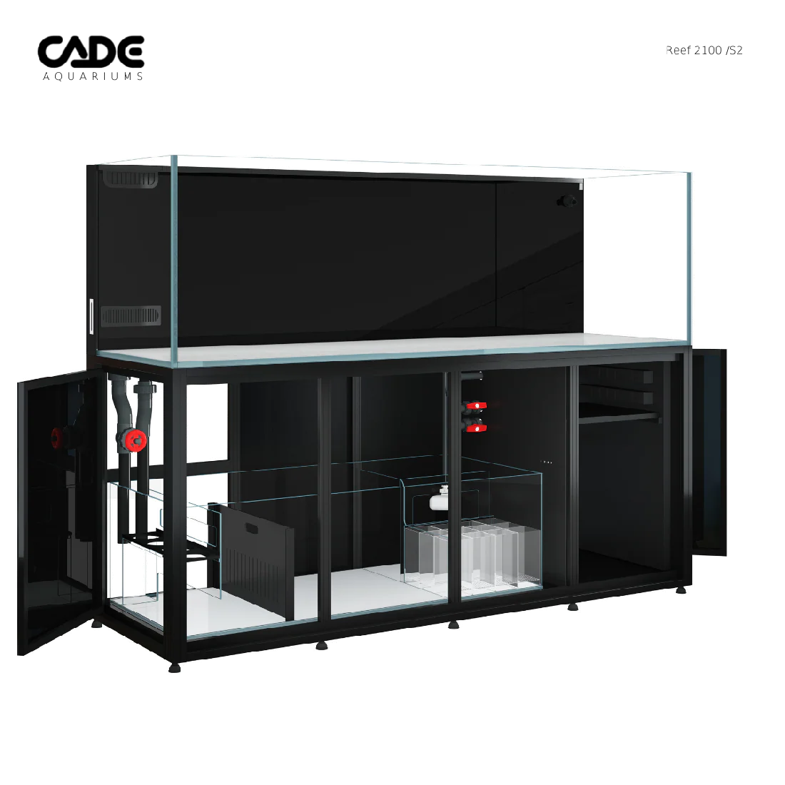 Cade Aquariums Reef S2 2100 Black (1069l / 282 Gal) - Image 6