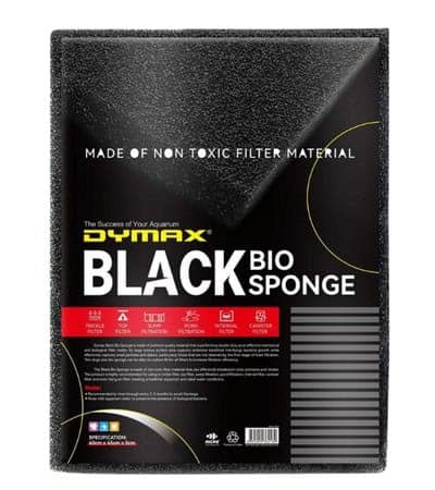 Dymax Black Bio Sponge Large (60cm X 45cm X 2.5cm) 2pk