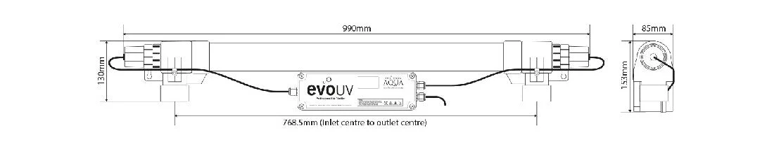 Evolution Aqua Evo Uv Aquarium Uv Steriliser 55w - Image 8