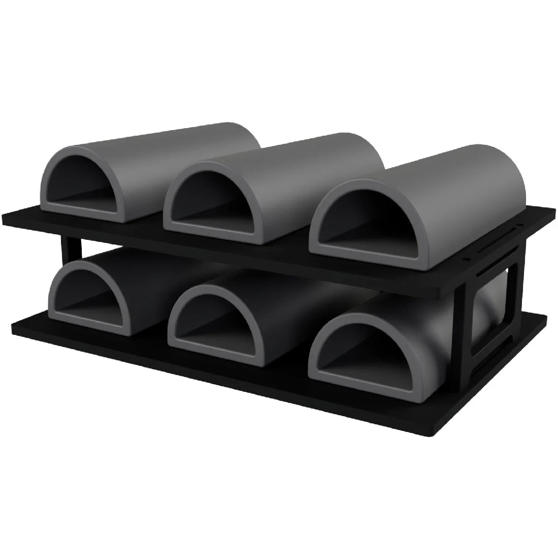 Ezyaqua Ezycave Ezy Stacker Pro Kit - D Shape - Grey