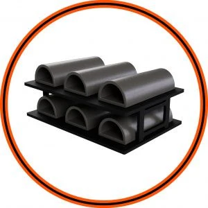 Ezyaqua Ezycave Ezy Stacker Pro Kit - D Shape - Grey - Image 4