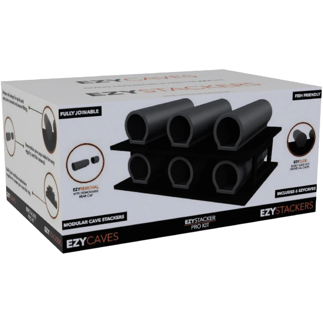 Ezyaqua Ezycave Ezy Stacker Pro Kit - Round - Grey - Image 5