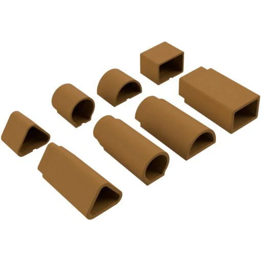 Ezyaqua Ezycave Mixed 4 Cave Bundles - Light Brown
