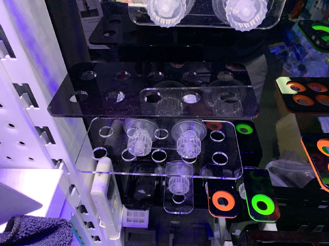 Frag Rack 10 Hole Black