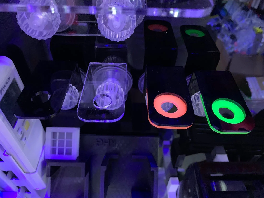 Frag Rack Single Hole Black/neon Green