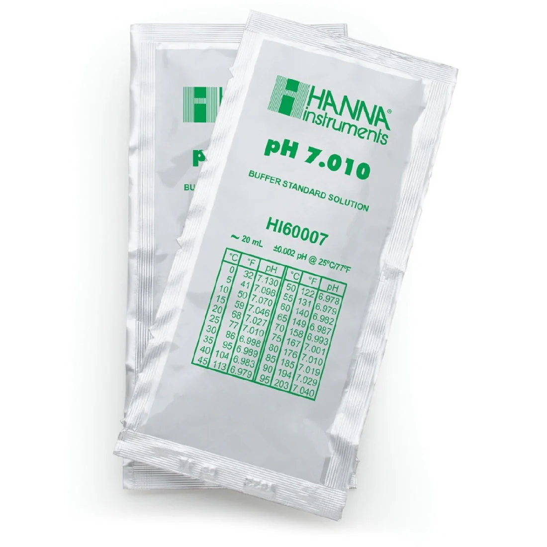 Hanna Instruments Hi60007-02 Ph 7.010 Millesimal Buffer Solution (25 X 20 Ml) Sachets