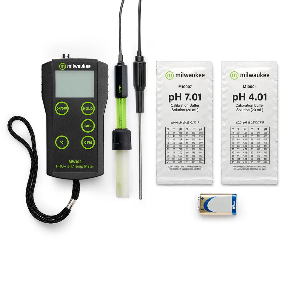 Milwaukee Instruments Mw102 Pro+ 2-in-1 Ph And Temperature Meter With Atc - Image 4