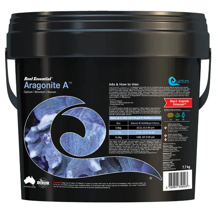 Quantum Reef Essential Aragonite A Powder 7.7kg