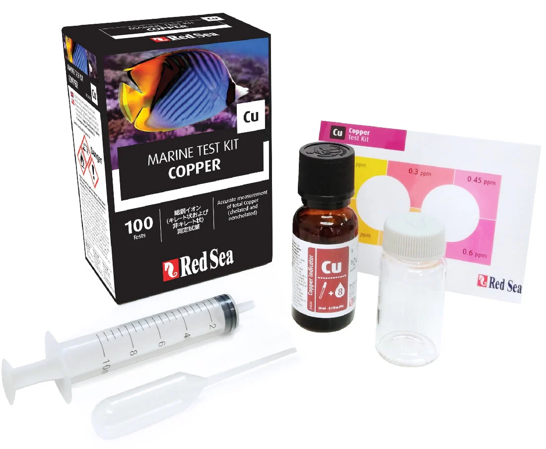 Red Sea Marine Test Kit Copper 100 Tests