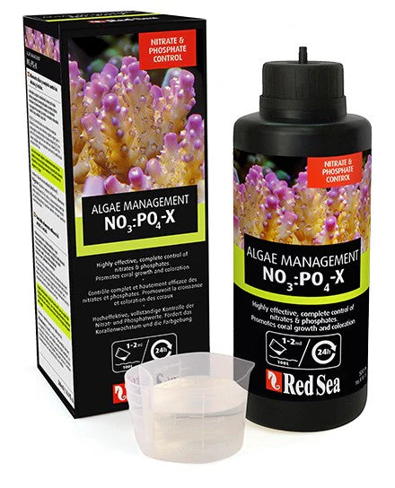 Red Sea Algae Management No3:po4-x (nopox) Nitrate And Phosphate Remover 1l
