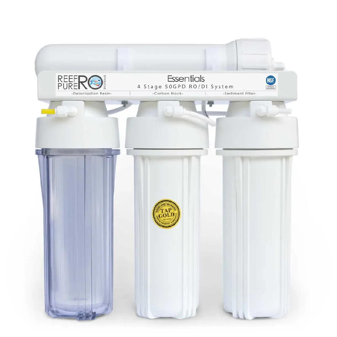 Reef Pure 4 Stage 50gpd Essentials Ro/di System