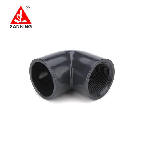 Sanking Plumbing Grey Din 90 Degree Slip To Threaded Elbow 50mm