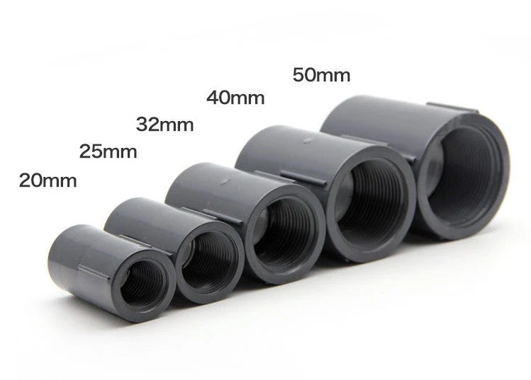 Sanking Plumbing Grey Din Female Threaded Coupling 32mm