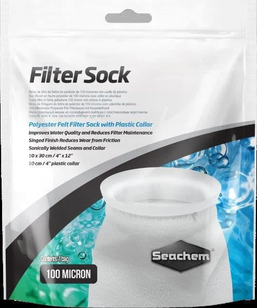 Seachem Filter Sock 100 Micron 17.5x40cm