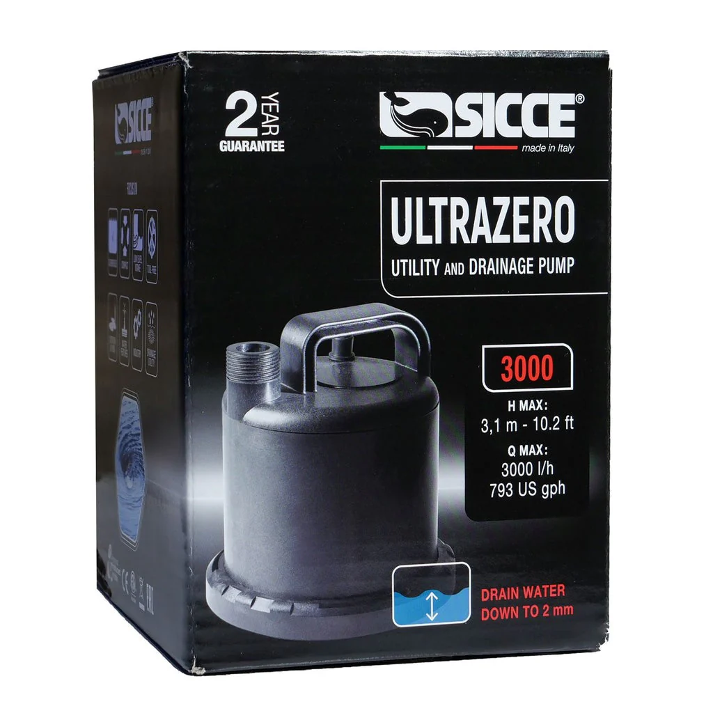 Sicce Ultra Zero Utility Pump 3000l/ph